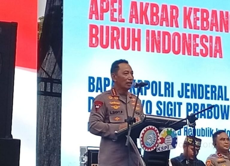 Kapolri Ajak Polri dan Buruh Bersinergi Dukung Kesejahteraan Pekerja