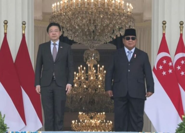 Prabowo Sambut PM Singapura di Istana, Indonesia-Singapura Siap Teken 26 Kesepakatan Strategis