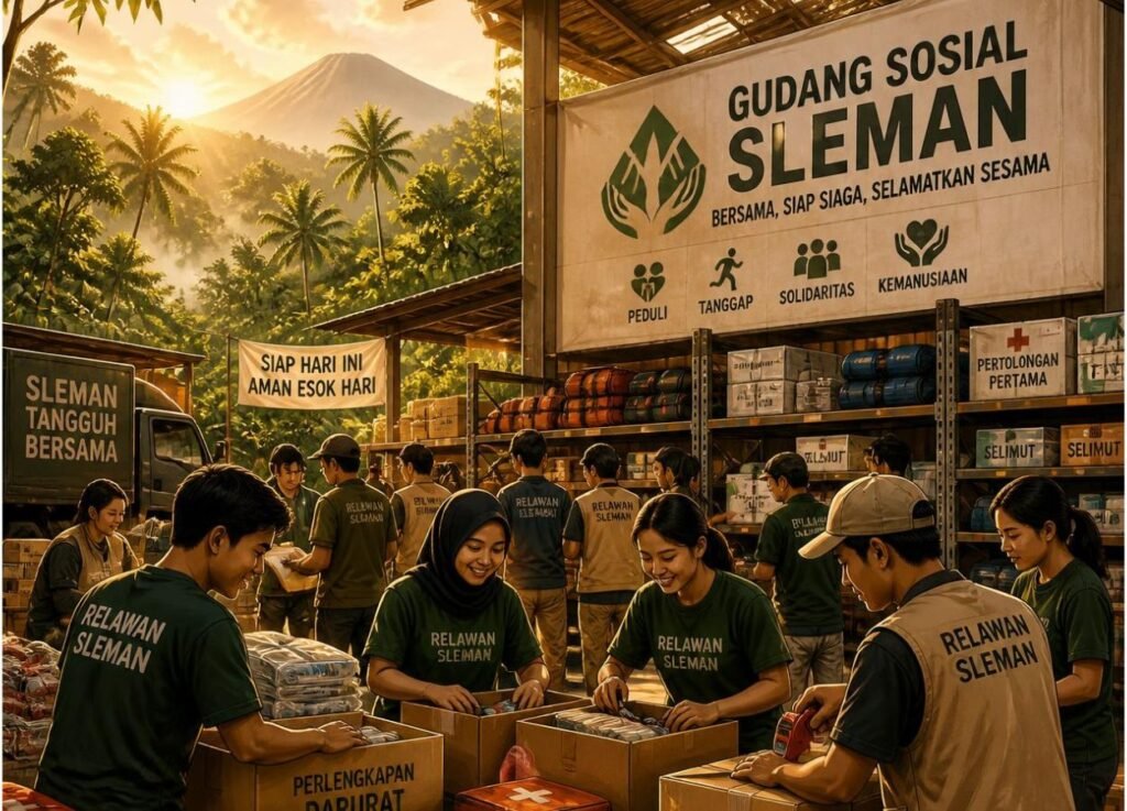 Sleman Perkuat Lumbung Sosial untuk Tingkatkan Kesiapsiagaan Bencana