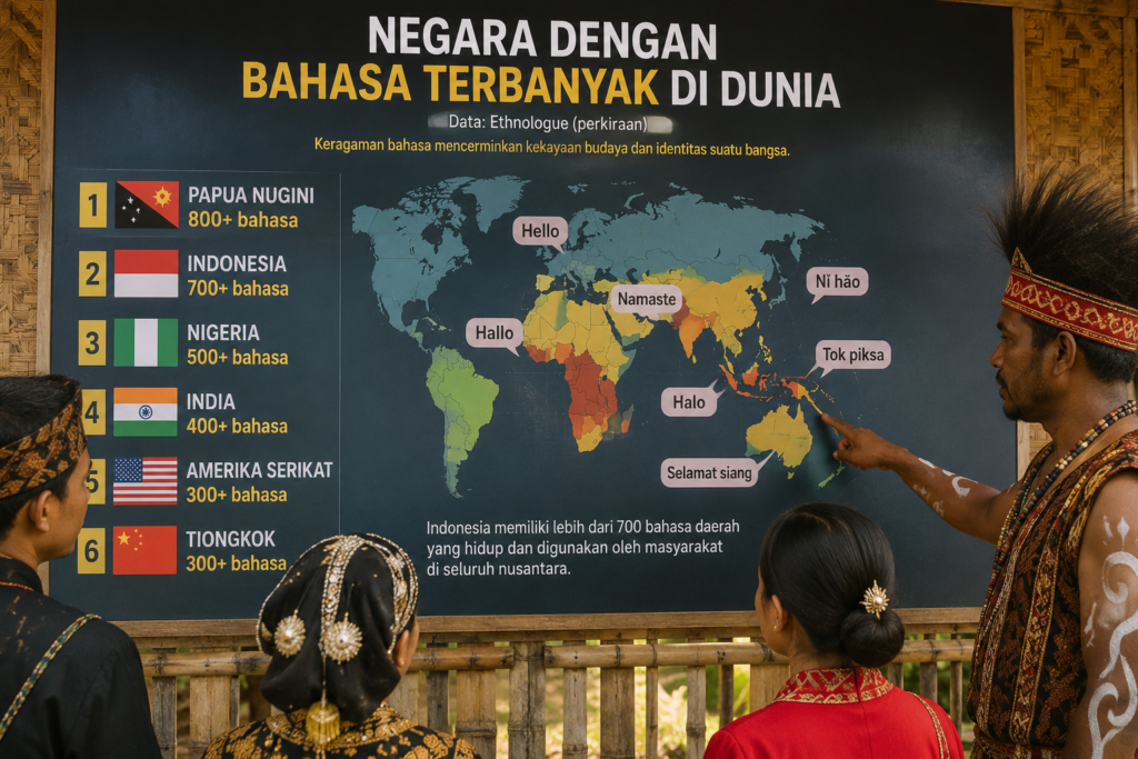 Indonesia Punya Ratusan Bahasa, Jadi Negara Paling Beragam Kedua Dunia