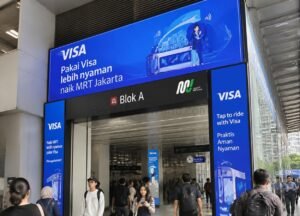 Visa Indonesia Resmi Pegang Naming Rights Stasiun MRT Blok A - BeritaSatuWorld.com