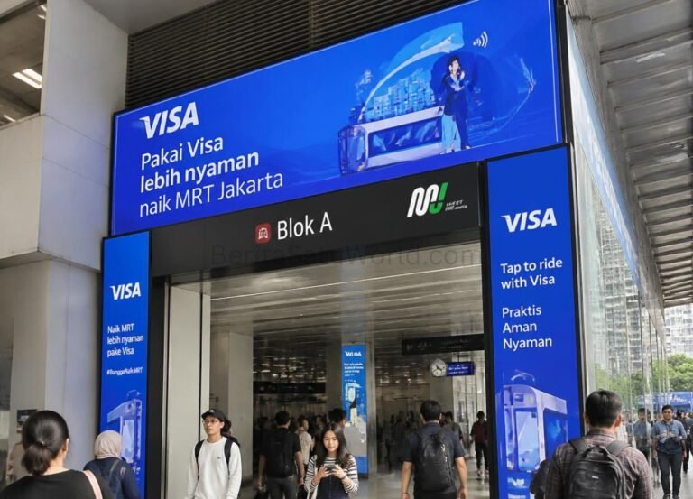 Visa Indonesia Resmi Pegang Naming Rights Stasiun MRT Blok A