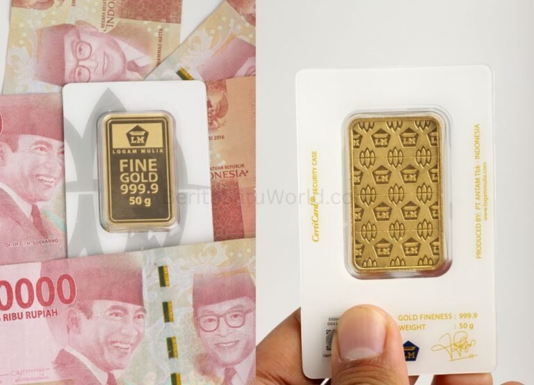 Harga Emas Pegadaian Turun, Galeri24 Antam UBS Kompak Melemah